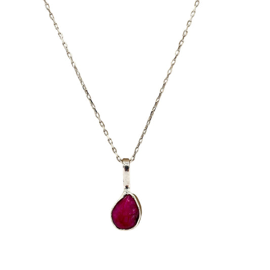 Amelia Necklace-Ruby