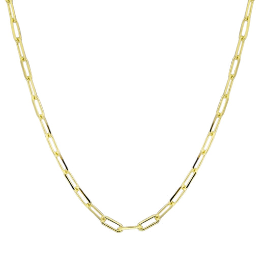 Gold Paper Clip Chain